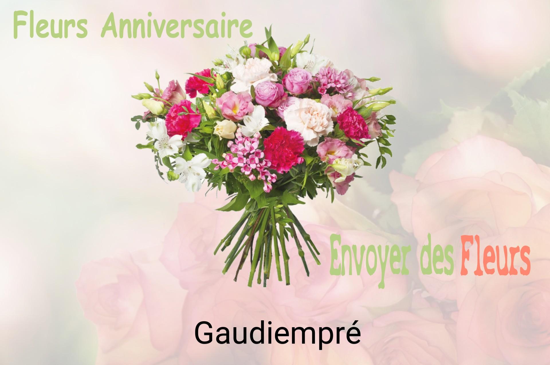 Bouquet de fleurs d’anniversaire livré à Gaudiempré